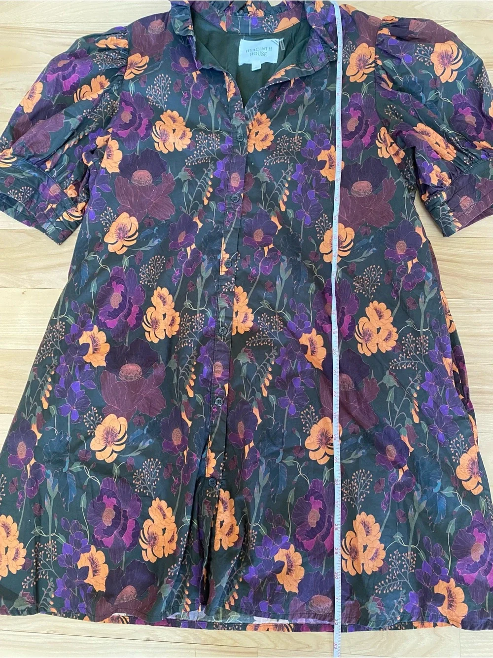 Hyacinth House Dress Spring Florals Cottagecore Spring Wedding Guest Dress Med - Picture 7 of 10